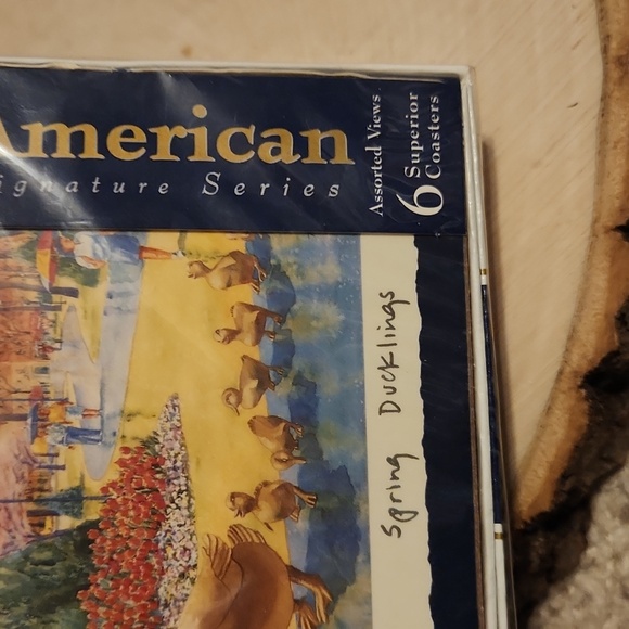 Pimpernel American Signature Series Bostin Scenes Set 6 Superior Coasters NEW - Picture 4 of 4